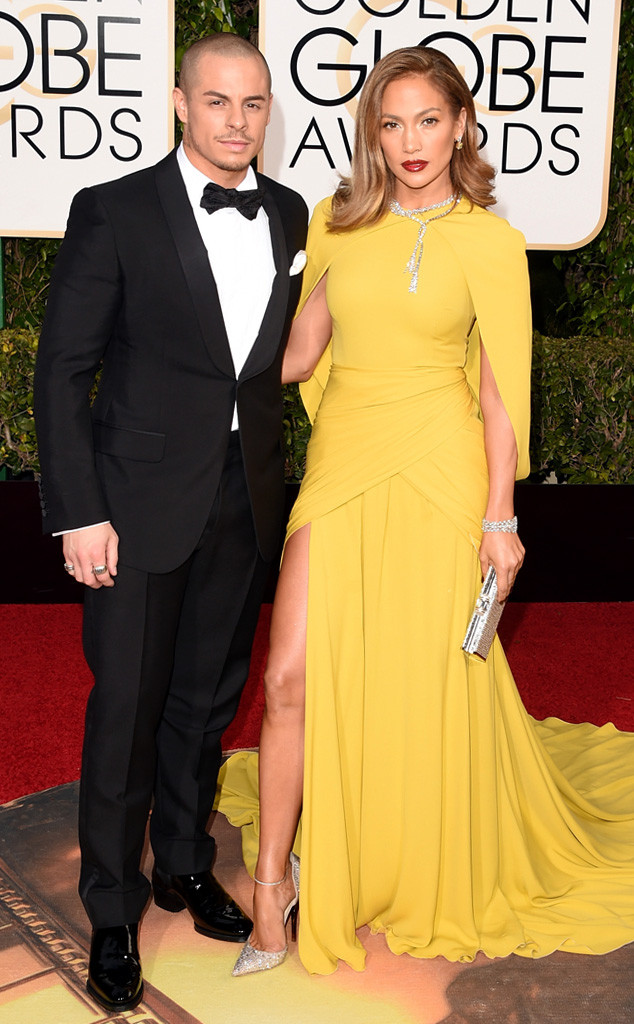 Jennifer Lopez, Casper Smart, Golden Globe Awards Couples
